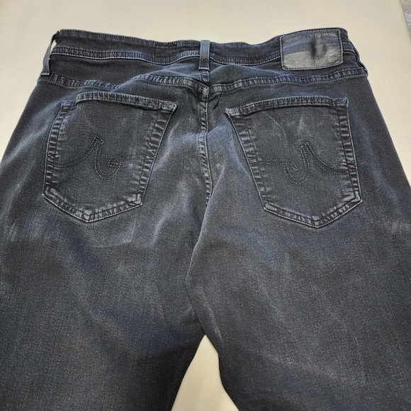 AG Adriano Goldschmied Black Wash The Everett Slim Jeans - Picture 2 of 6